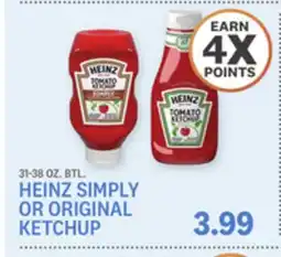 Kings Food Markets HEINZ SIMPLY OR ORIGINAL KETCHUP offer