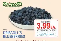 Kings Food Markets DRISCOLL'S BLUEBERRIES offer