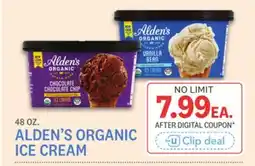 Kings Food Markets ALDEN'S ORGANIC ICE CREAM offer