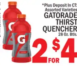 C Town GATORADE THIRST QUENCHER offer