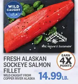 Kings Food Markets FRESH ALASKAN SOCKEYE SALMON FILLET offer