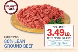 Kings Food Markets 80% LEAN GROUND BEEF offer