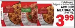 C Town ARMOUR MEATBALLS offer