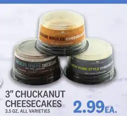 Kings Food Markets 3 CHUCKANUT CHEESECAKES offer