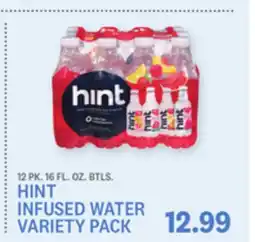 Kings Food Markets HINT INFUSED WATER VARIETY PACK offer