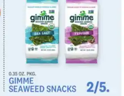 Kings Food Markets GIMME SEAWEED SNACKS offer