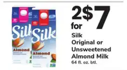 ACME Silk Original or Unsweetened Almond Milk offer