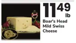 ACME Boar's Head Mild Swiss Cheese offer