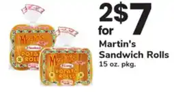 ACME Martin's Sandwich Rolls offer
