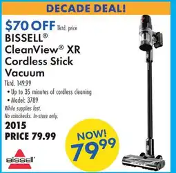 Boscov's BISSELL CleanView XR Cordless Stick Vacuum offer