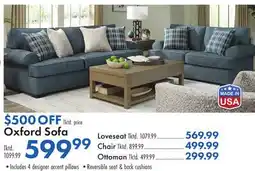 Boscov's Oxford Sofa offer