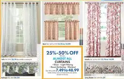 Boscov's ALMOST ALL CURTAINS offer