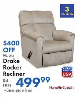 Boscov's Drake Rocker Recliner offer