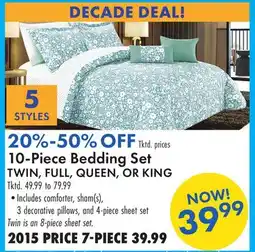 Boscov's 10-Piece Bedding Set offer