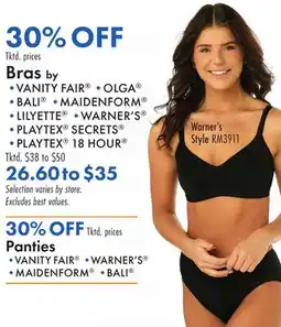 Boscov's Bras offer