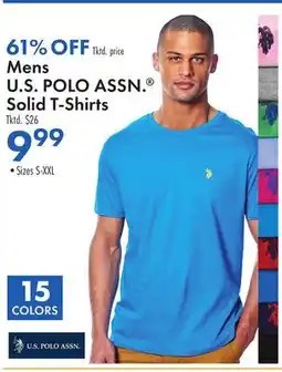 Boscov's Mens U.S. POLO ASSN. Solid T-Shirts offer