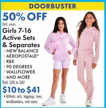 Boscov's Girls 7-16 Active Sets & Separates offer