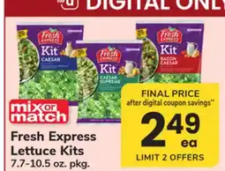 ACME Fresh Express Lettuce Kits offer