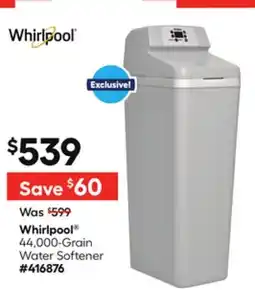 Lowe's Whirlpool 44,000-Grain Water Softener offer