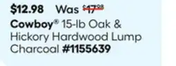 Lowe's Cowboy 15-lb Oak & Hickory Hardwood Lump Charcoal offer