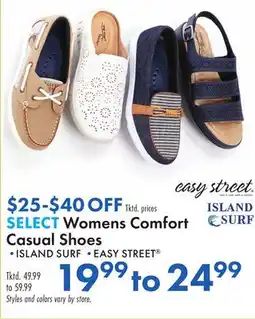 Boscov's SELECT Womens Comfort Casual Shoes offer