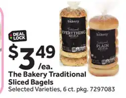 Stop&Shop The Bakery Traditional Sliced Bagels offer