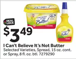 Stop&Shop I Can't Believe It's Not Butter offer