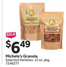 Stop&Shop Michele's Granola offer