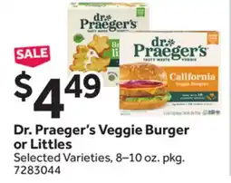 Stop&Shop Dr. Praeger's Veggie Burger or Littles offer