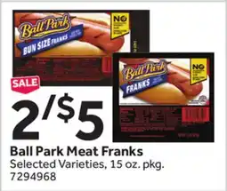 Stop&Shop Ball Park Meat Franks offer