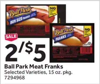 Stop&Shop Ball Park Meat Franks offer