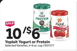 Stop&Shop Yoplait Yogurt or Protein offer