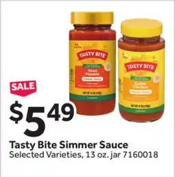 Stop&Shop Tasty Bite Simmer Sauce offer