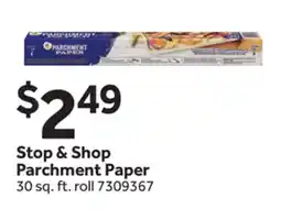 Stop&Shop Stop & Shop Parchment Paper offer