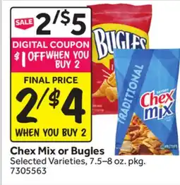 Stop&Shop Chex Mix or Bugles offer