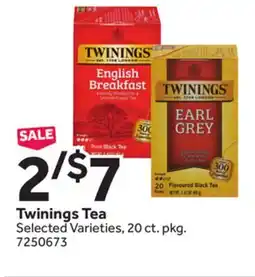 Stop&Shop Twinings Tea offer