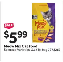 Stop&Shop Meow Mix Cat Food offer