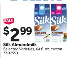 Stop&Shop Silk Almondmilk offer