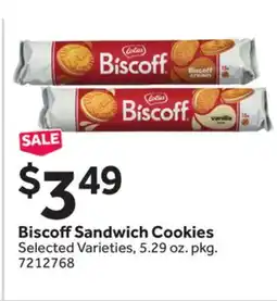Stop&Shop Biscoff Sandwich Cookies offer