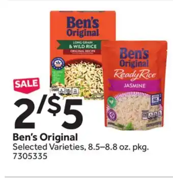 Stop&Shop Ben's Original offer