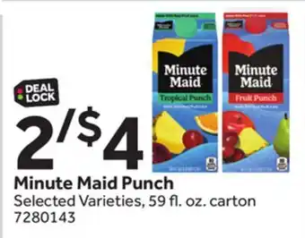 Stop&Shop Minute Maid Punch offer