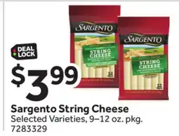 Stop&Shop Sargento String Cheese offer