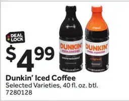Stop&Shop Dunkin' Iced Coffee offer