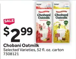 Stop&Shop Chobani Oatmilk offer