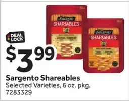 Stop&Shop Sargento Shareables offer