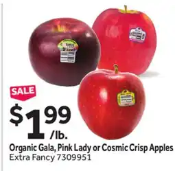 Stop&Shop Organic Gala, Pink Lady or Cosmic Crisp Apples offer