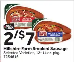 Stop&Shop Hillshire Farm Smoked Sausage offer