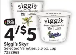 Stop&Shop Siggi's Skyr offer
