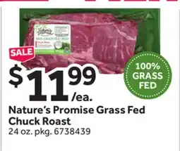 Stop&Shop Nature's Promise Grass Fed Chuck Roast offer