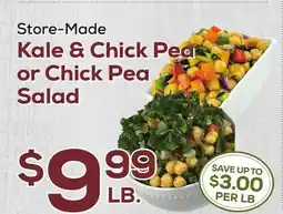 DeCicco & Sons Kale & Chick Pea or Chick Pea Salad offer